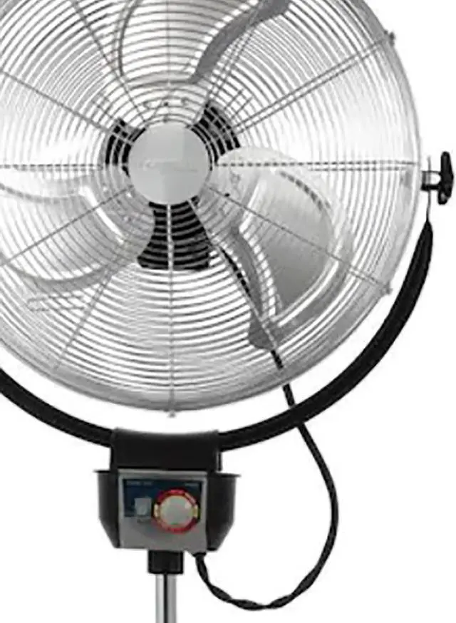 Alt view image 9 of 13 - Optimus F4205 20" Industrial Grade HV Oscil Stand Fan - Chrome Grill