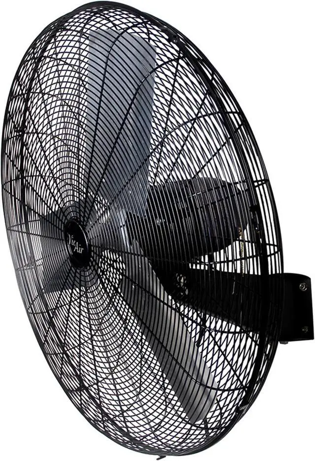 Alt view image 6 of 11 - Vie Air VA-30W 30 in. Tilting Wall Mountable Commercial Strength Oscillating Fan