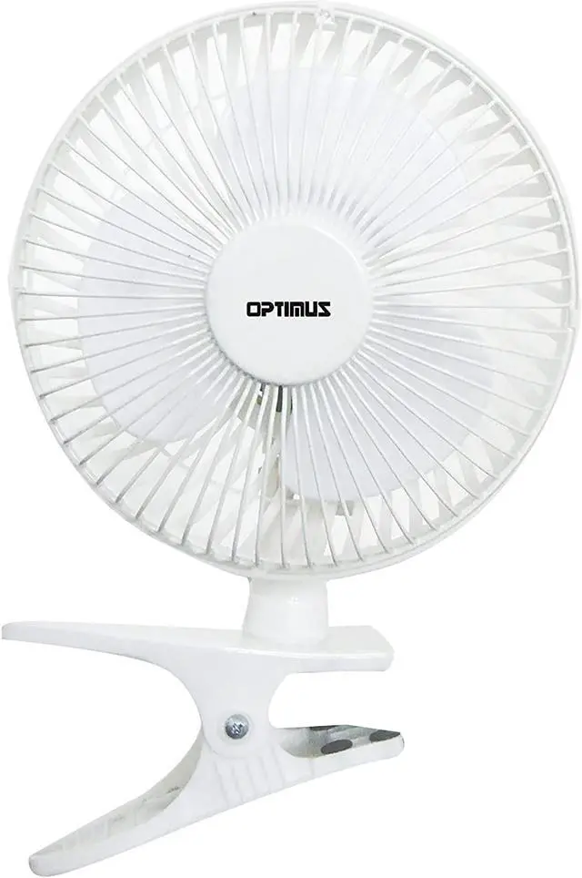 Alt view image 3 of 4 - Optimus F-0600 6 Personal Clip-on Fan