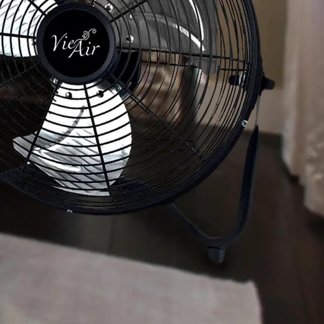Alt view image 8 of 8 - Vie Air 18" Industrial High Velocity 3 Speed Metal Floor Fan