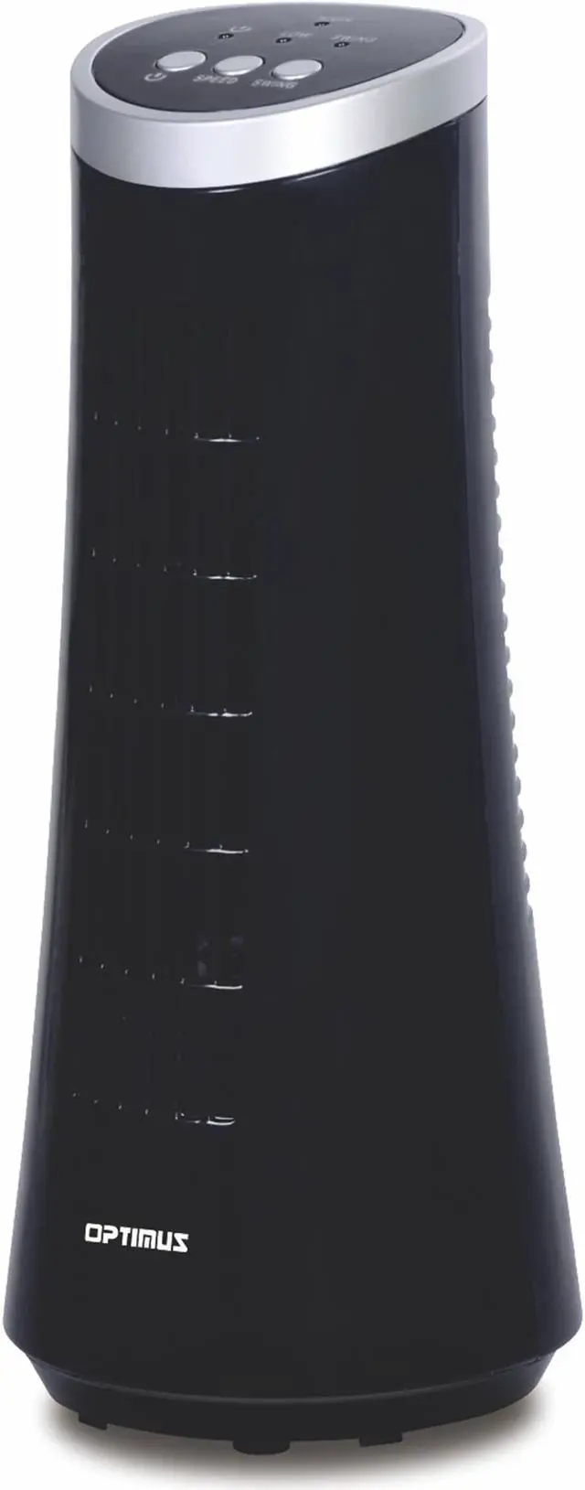 Alt view image 4 of 8 - Optimus F-7345BK 12 Desktop Ultraslim Oscillating Tower Fan (Black)