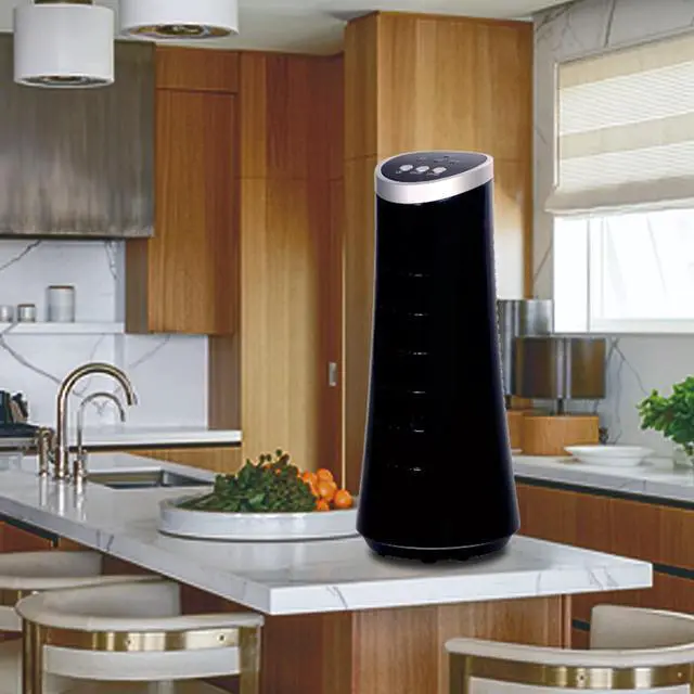Alt view image 8 of 8 - Optimus F-7345BK 12 Desktop Ultraslim Oscillating Tower Fan (Black)