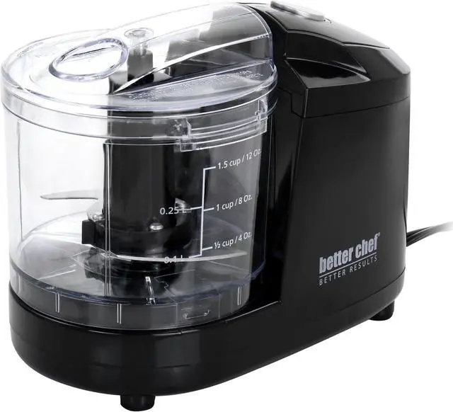 Main image of Better Chef 1.5 Cup Safety Lock Compact Chopper in Black