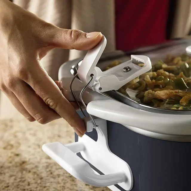 Alt view image 11 of 12 - Crock-Pot 3.5-Quart Casserole Crock Slow Cooker, Charcoal SCCPCCM350-CH