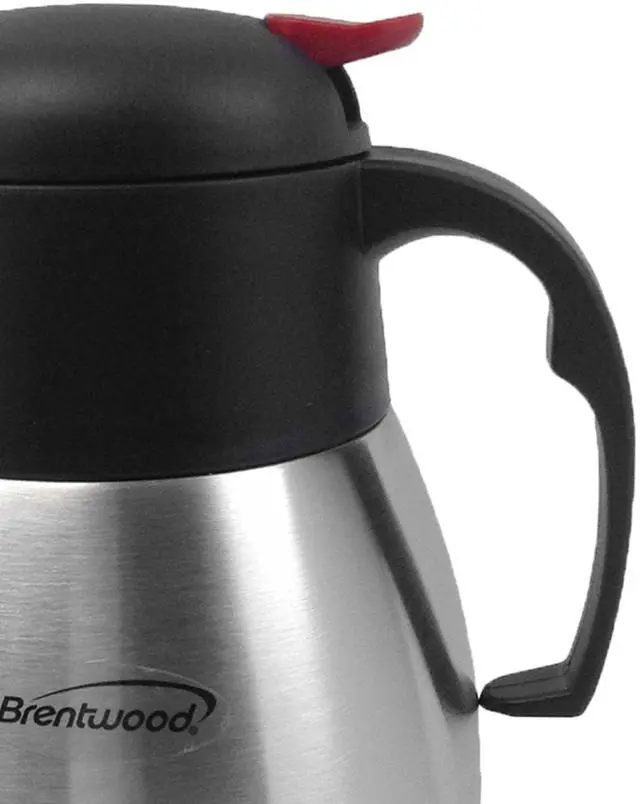 Alt view image 5 of 8 - Brentwood CTS-1200 Stainless Steel 1.2 Liter Vacuum Coffee Pot