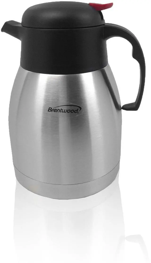 Alt view image 7 of 8 - Brentwood CTS-1200 Stainless Steel 1.2 Liter Vacuum Coffee Pot