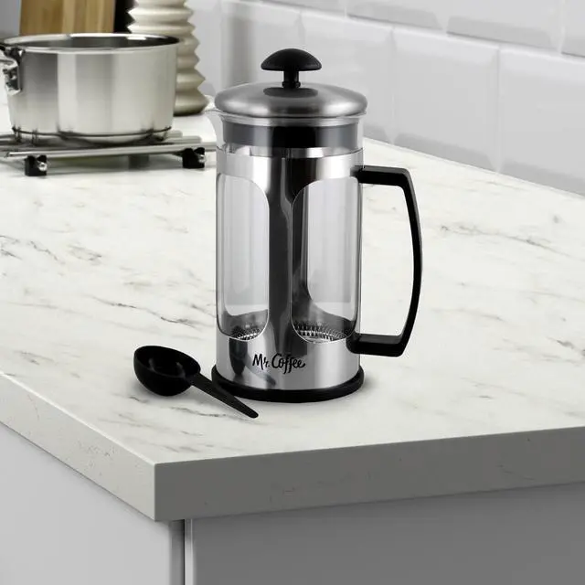 Alt view image 4 of 6 - Mr. Coffee 1.2 Qt. Coffee Press should be Mr. Coffee French Press Coffee Maker