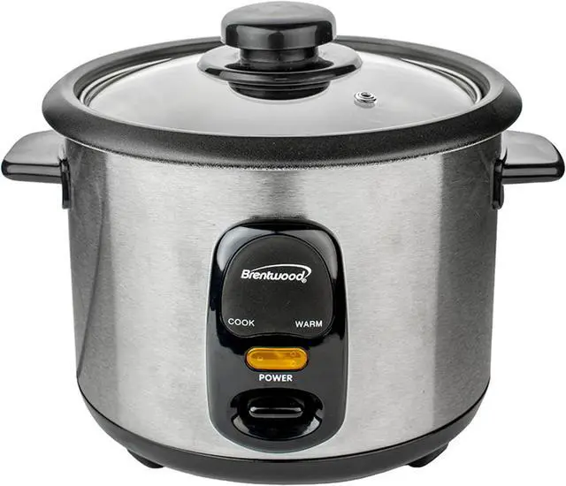 Alt view image 7 of 11 - Brentwood Appliances TS-20 10-Cup Uncooked/20-Cup Cooked Rice Cooker, Stainless Steel
