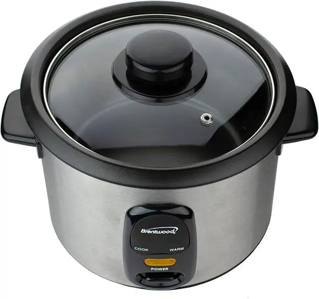 Alt view image 9 of 11 - Brentwood Appliances TS-20 10-Cup Uncooked/20-Cup Cooked Rice Cooker, Stainless Steel