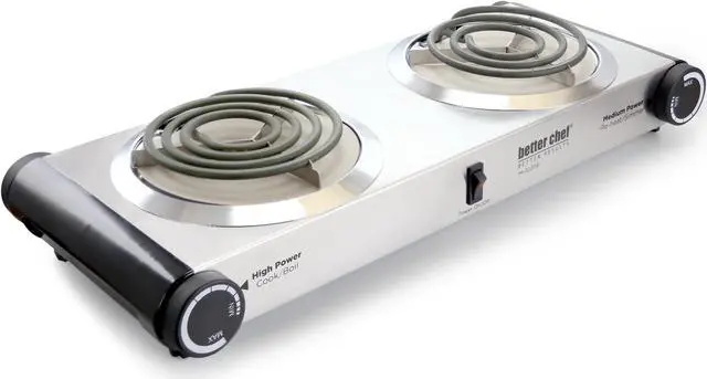 Alt view image 5 of 8 - Better Chef IM-302DB Stainless Steel Dual Electric Burner