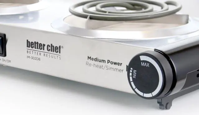 Alt view image 6 of 8 - Better Chef IM-302DB Stainless Steel Dual Electric Burner