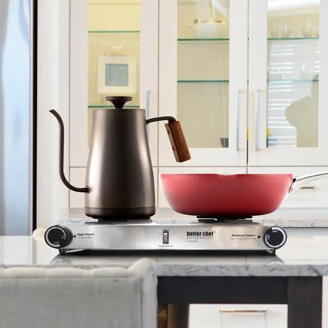 Alt view image 7 of 8 - Better Chef IM-302DB Stainless Steel Dual Electric Burner