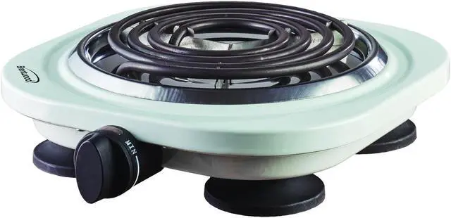 Alt view image 3 of 7 - Brentwood Appliances Electric 1,000Watt Single Burner (White) TS-321W
