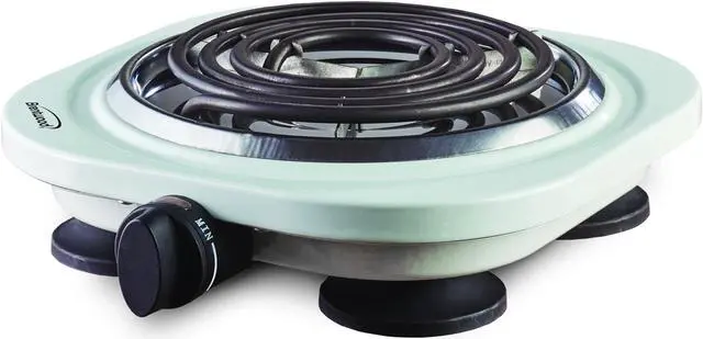 Alt view image 4 of 7 - Brentwood Appliances Electric 1,000Watt Single Burner (White) TS-321W