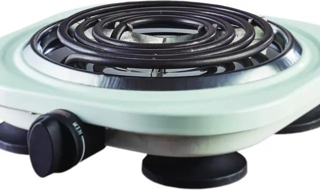 Alt view image 5 of 7 - Brentwood Appliances Electric 1,000Watt Single Burner (White) TS-321W