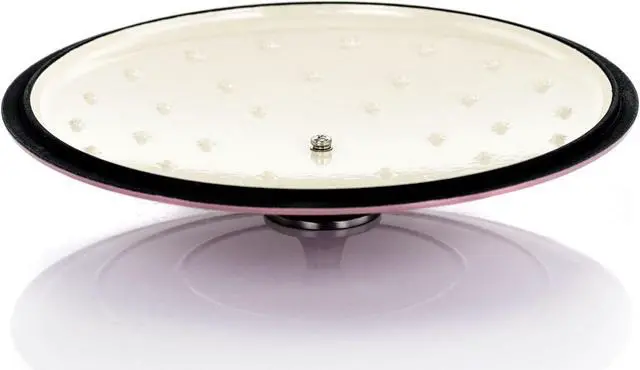 Alt view image 4 of 7 - Crock-Pot Artisan 2 Piece 7 Quarts Enamled Cast Iron Dutch Oven in Blush Pink