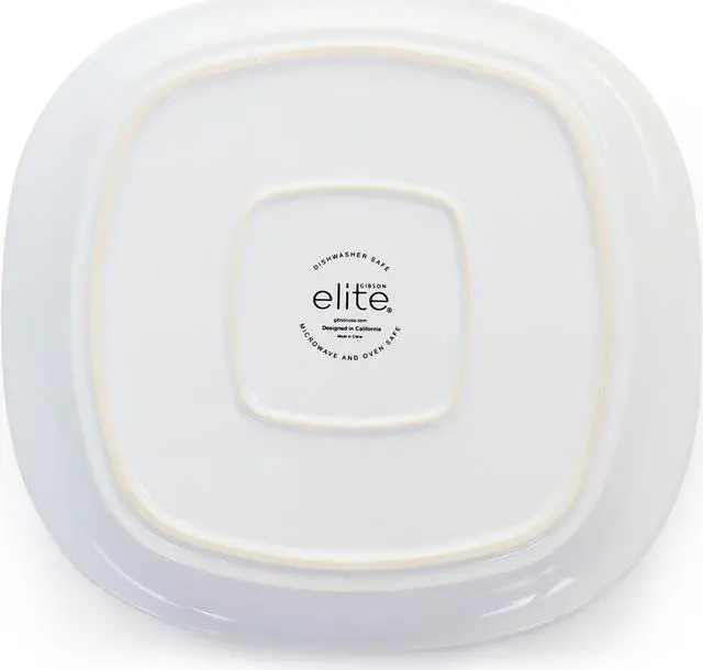Alt view image 3 of 7 - Gibson Elite Gracious Dining 1.9 Quart Stoneware Casserole in White with Glass Lid