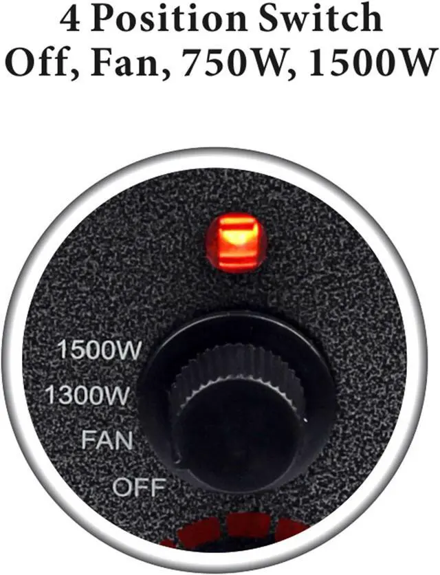 Alt view image 13 of 18 - OPTIMUS H-3013 Optimus h-3013 portable utility heater with thermostat