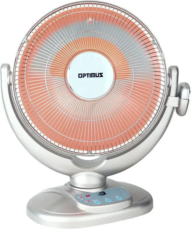 Alt view image 10 of 11 - OPTIMUS H-4438 Optimus h-4438 14 oscillating dish heater with remote