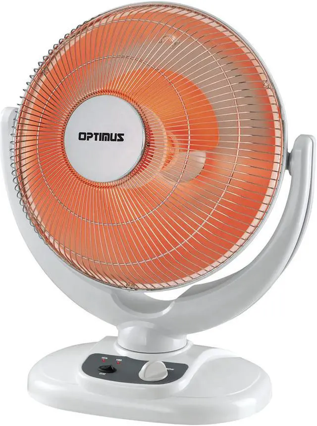 Alt view image 5 of 10 - Optimus 14" Oscillation Dish Heater H-4439