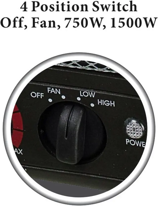 Alt view image 12 of 13 - Portable Ceramic Heater