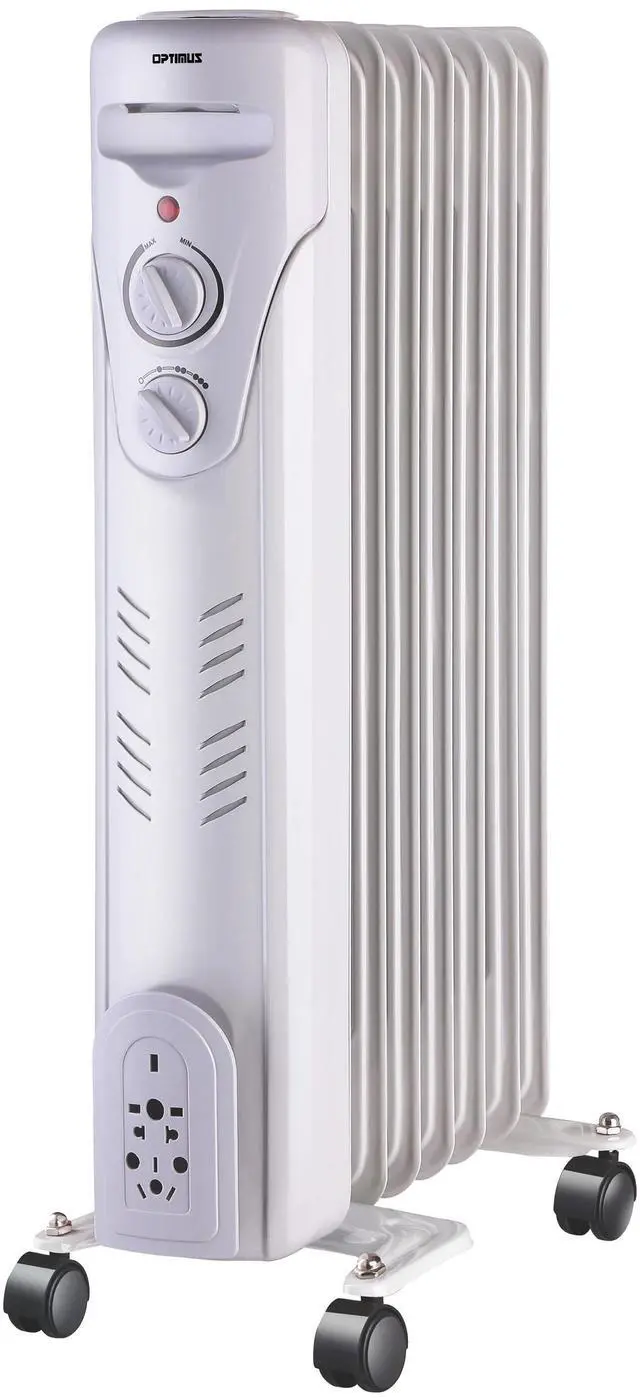 Alt view image 4 of 11 - Optimus H-6011 Portable Oil Filled Radiator Heater