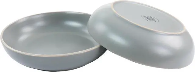 Alt view image 5 of 9 - Elama Round Stoneware High Class Dinnerware Full Service Set, Ocean Blue