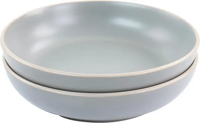 Alt view image 6 of 9 - Elama Round Stoneware High Class Dinnerware Full Service Set, Ocean Blue