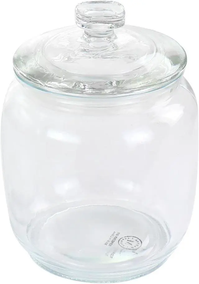 Alt view image 3 of 7 - Martha Stewart 4 Piece 2.1 and 1 Quart Glass Canister Set