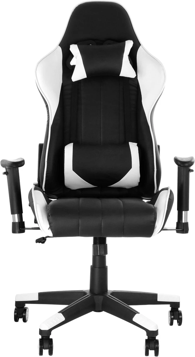 Alt view image 4 of 9 - GameFitz Gaming Chair in Black and Green