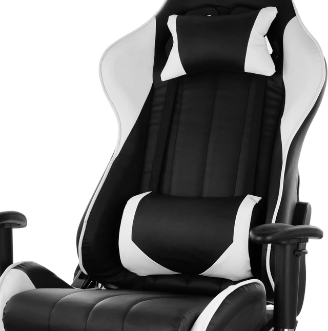 Alt view image 5 of 9 - GameFitz Gaming Chair in Black and Green