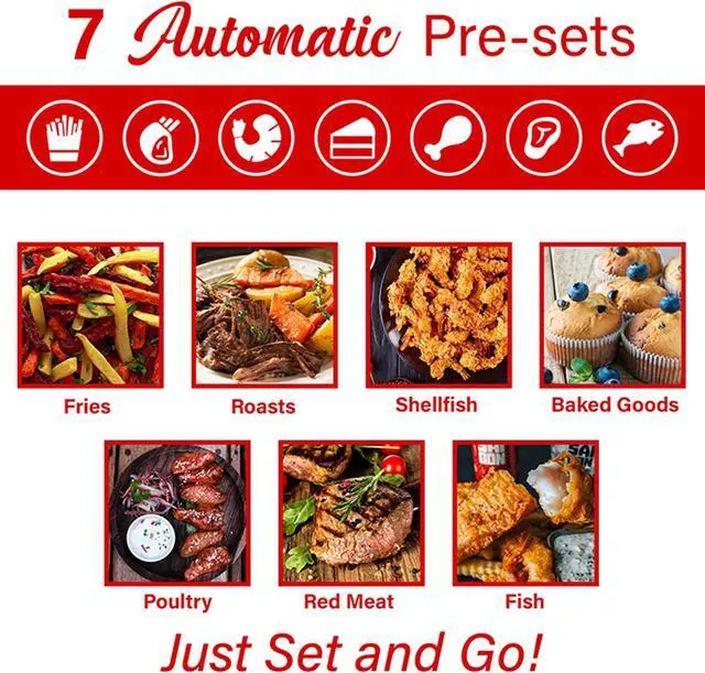Alt view image 3 of 18 - Brentwood Small 1400 Watt 4 Quart Electric Digital Air Fryer with Temperature Control in Black