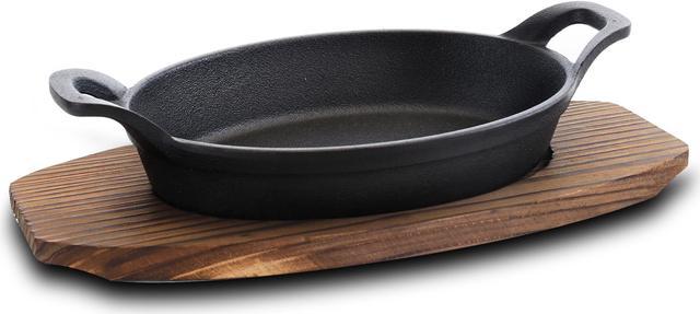 Gibson Our Table 10.5 Inch Pre-Seasoned Cast Iron Wok in Black