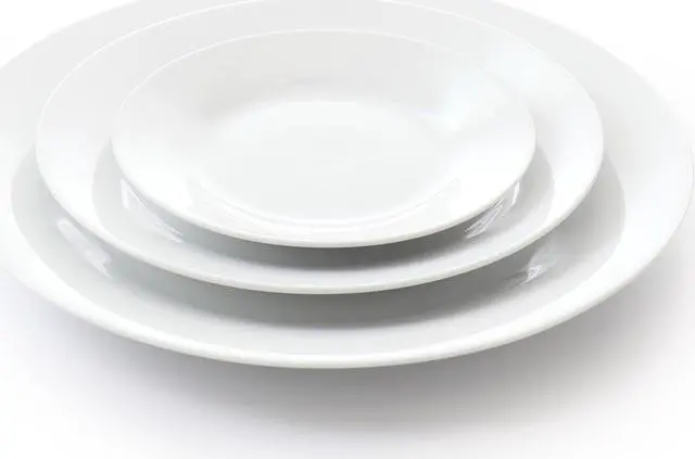 Alt view image 4 of 8 - Elama 3 Tier Round Plate Porcelain Serveware Set
