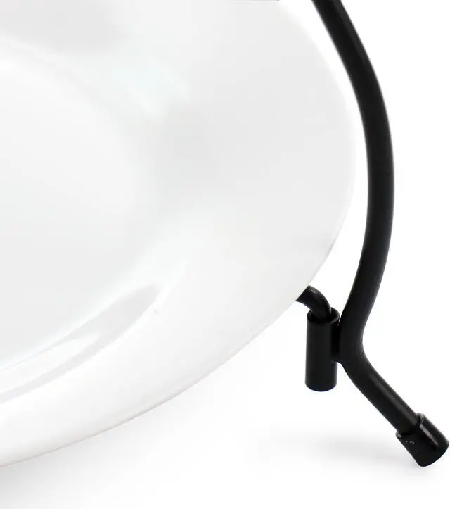 Alt view image 5 of 8 - Elama 3 Tier Round Plate Porcelain Serveware Set