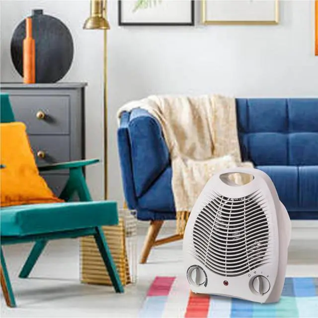 Alt view image 15 of 15 - Optimus Heater Fan Portable with Thermostat - White - H1322