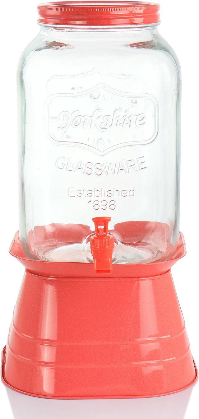 Gibson Home Gibson Home Bayfront Summer 2.5 Liter Mason Jar Glass Beverage  Dispenser at