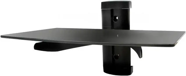 Alt view image 2 of 6 - MegaMounts Tempered Glass Shelf Wall Mount