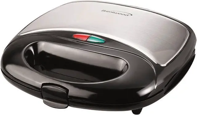 Alt view image 6 of 14 - BRENTWOOD TS-243 Waffle Maker Black