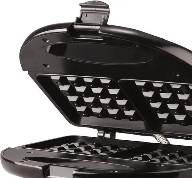 Alt view image 9 of 14 - BRENTWOOD TS-243 Waffle Maker Black