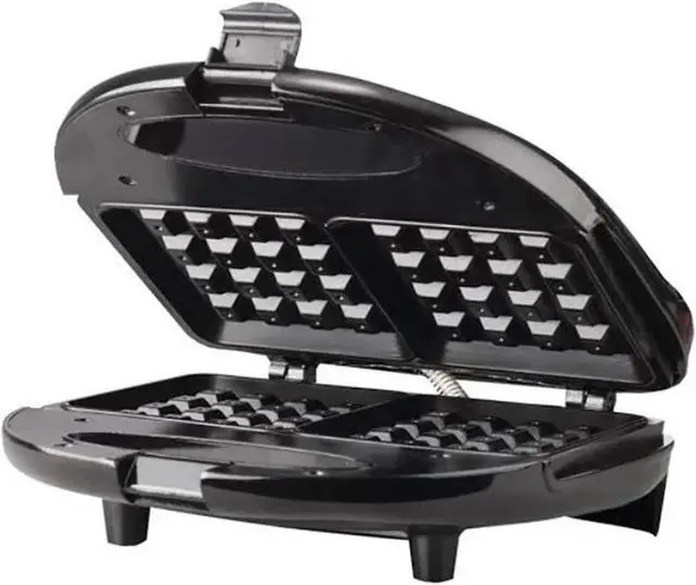 Alt view image 12 of 14 - BRENTWOOD TS-243 Waffle Maker Black