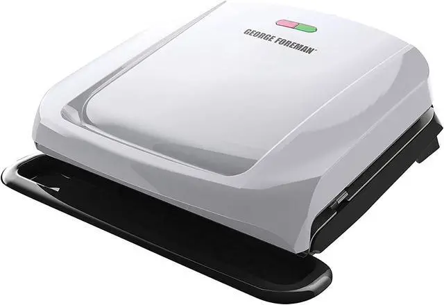 Alt view image 5 of 9 - George Foreman 4-Serving Removable Plate & Panini Grill Platinum GRP1060P