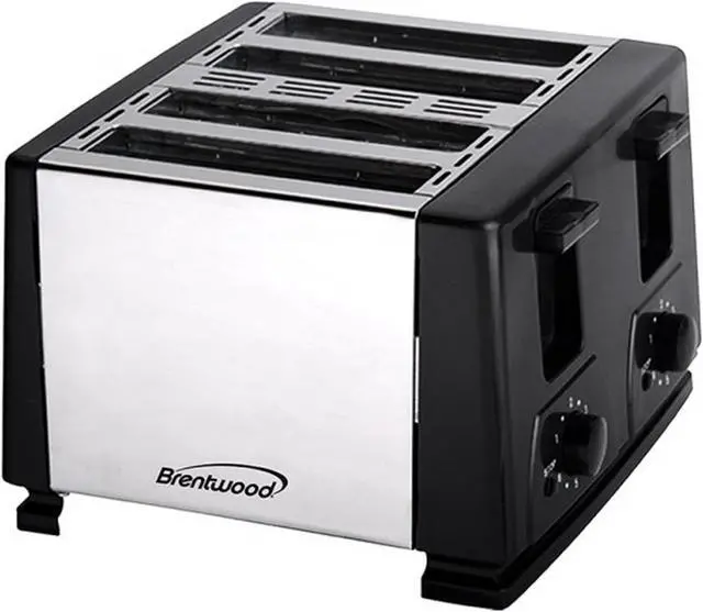 Alt view image 6 of 10 - Brentwood TS-284 4-Slice Toaster