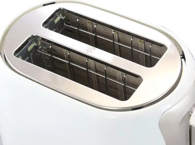 Alt view image 6 of 8 - Better Chef - 2-Slice Extra-Wide-Slot Toaster - White
