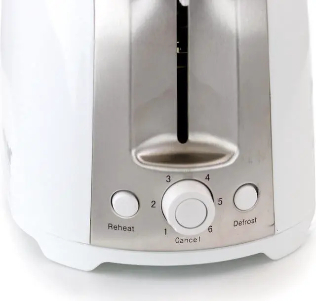 Alt view image 5 of 8 - Better Chef - 2-Slice Extra-Wide-Slot Toaster - White