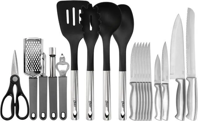 Main image of Oster 19 Piece Nylon and Stainless Steel Kitchen Tool and Utensil Set