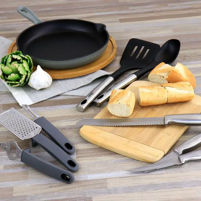 Alt view image 6 of 7 - Oster 19 Piece Nylon and Stainless Steel Kitchen Tool and Utensil Set