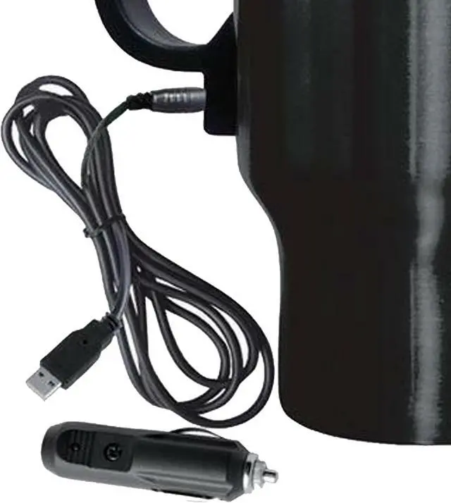 Alt view image 9 of 12 - BRENTWOOD CMB 16C Electric Coffee Mug with Wire Car Plug