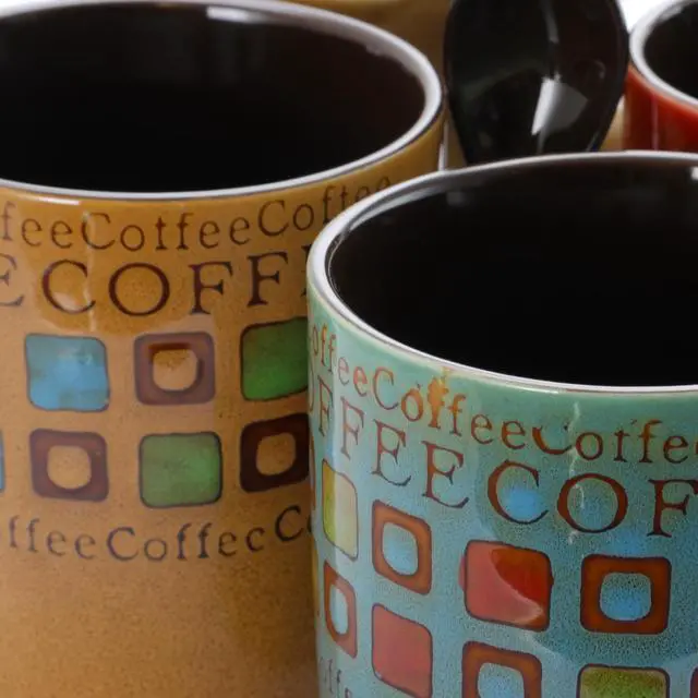 Alt view image 6 of 10 - Gibson 78757.08 13oz Mr. Coffee Cafe Americano Mug Set