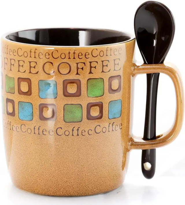 Alt view image 9 of 10 - Gibson 78757.08 13oz Mr. Coffee Cafe Americano Mug Set